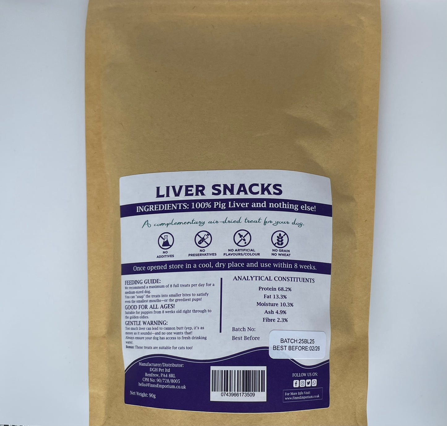 Finn's Emporium Liver Snacks (90g)