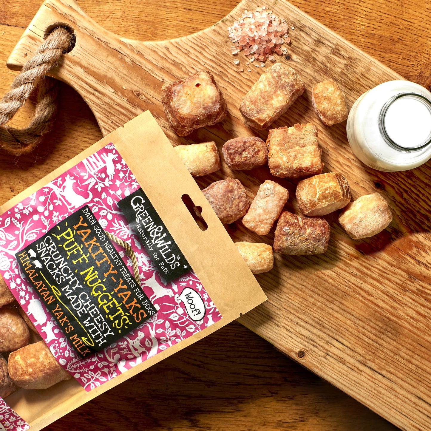 Green & Wild's Yakity Yak Puff Nuggets 75g