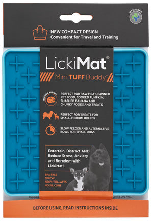LickiMat Mini Tuff Buddy - available in blue only