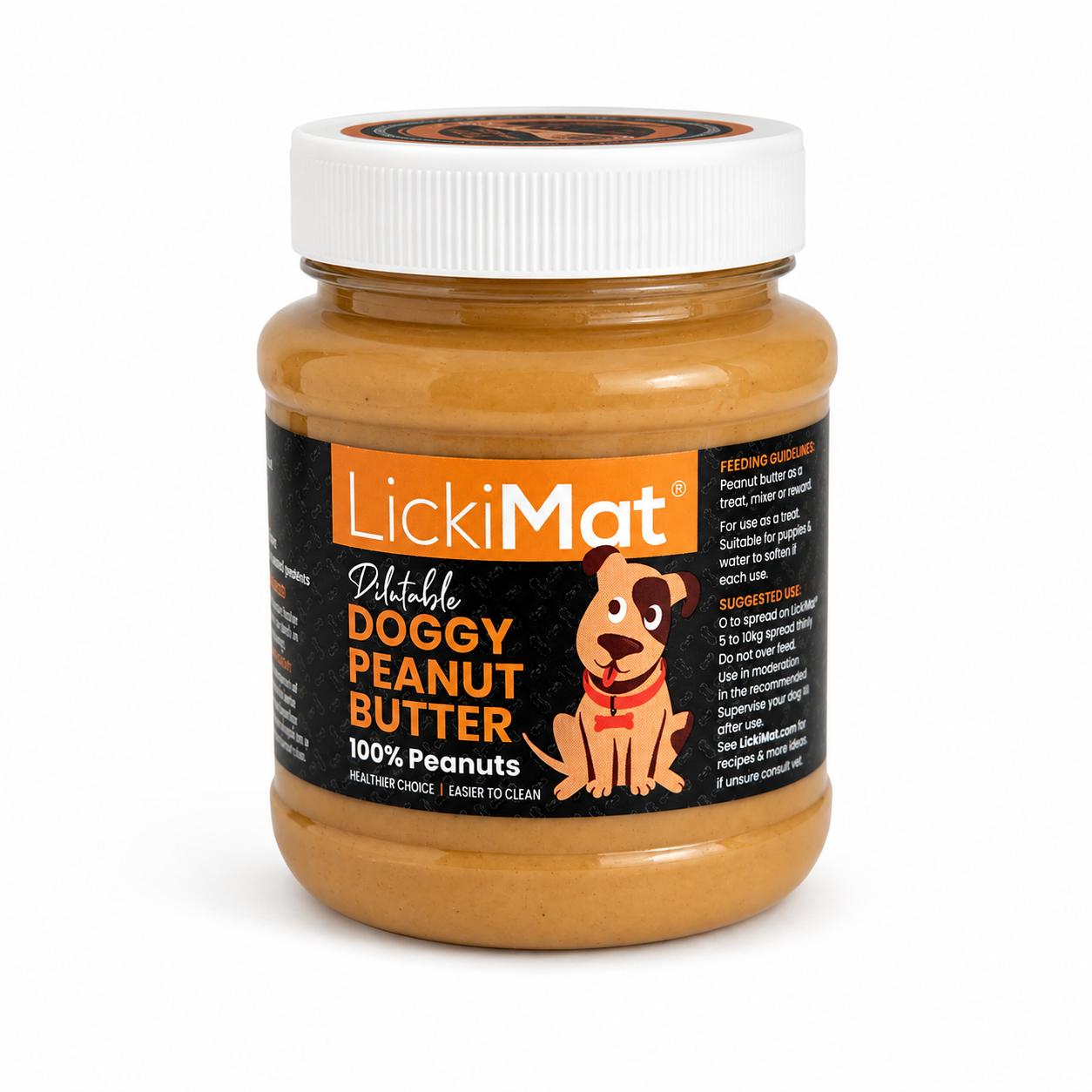 LickiMat Doggy Peanut Butter (350g)