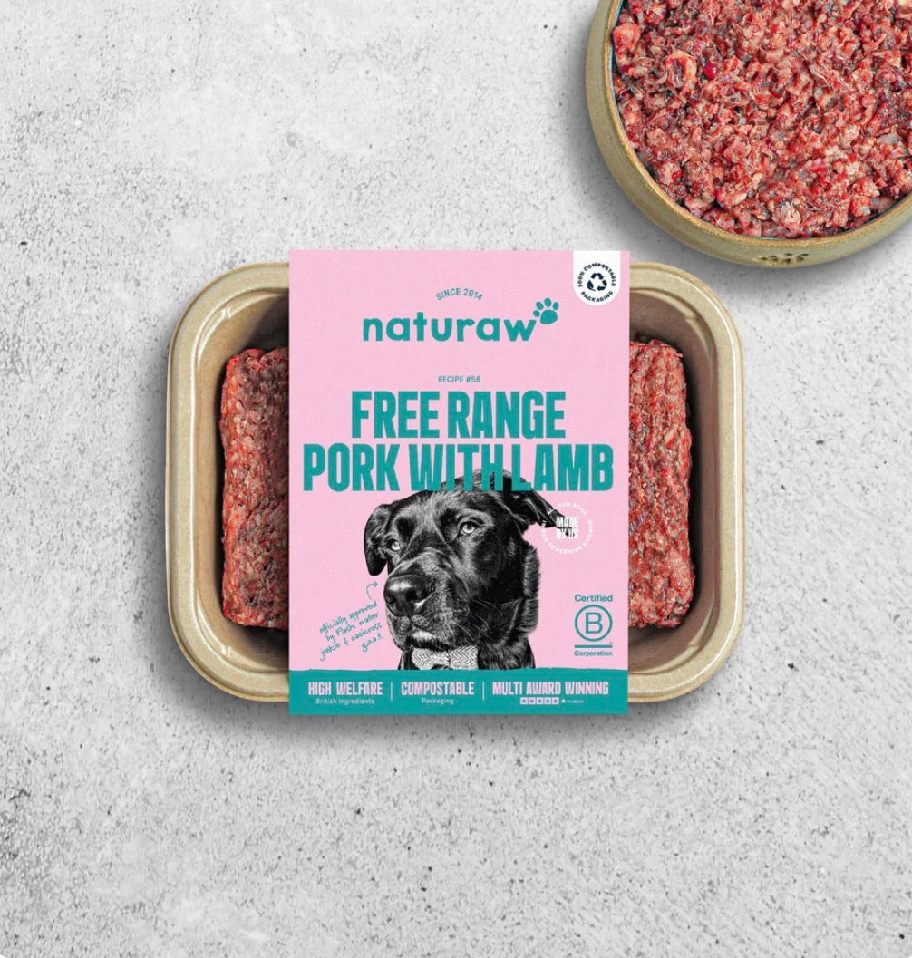 Naturaw Free Range Pork with Lamb (500g) - Local pick up only