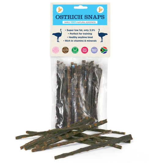 JR Pet Products Ostrich Snaps (60g)