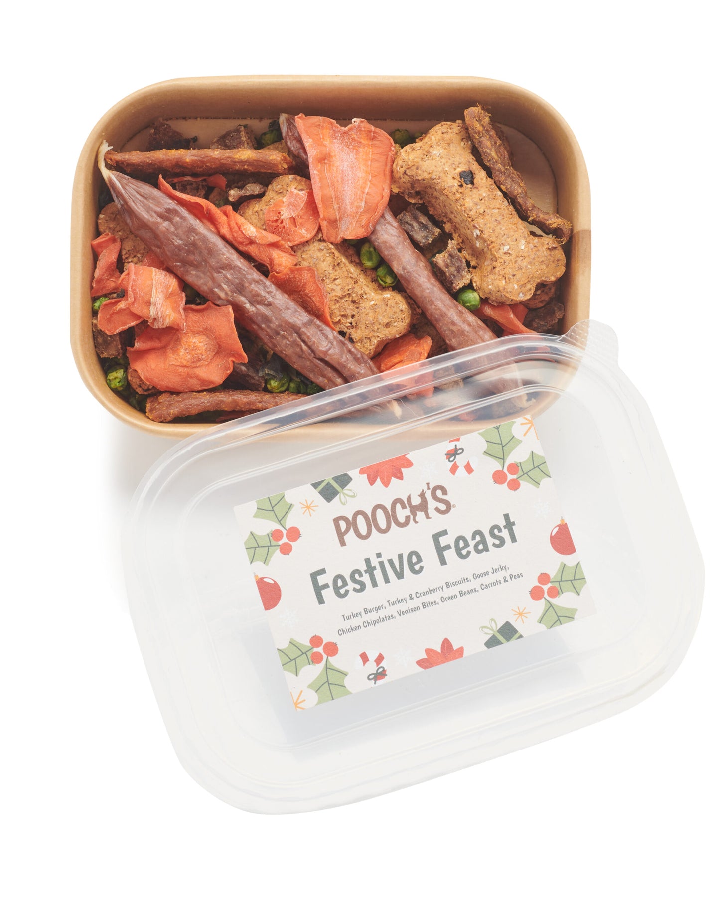Pooch's Festive Feast - Christmas dinner in a tub!
