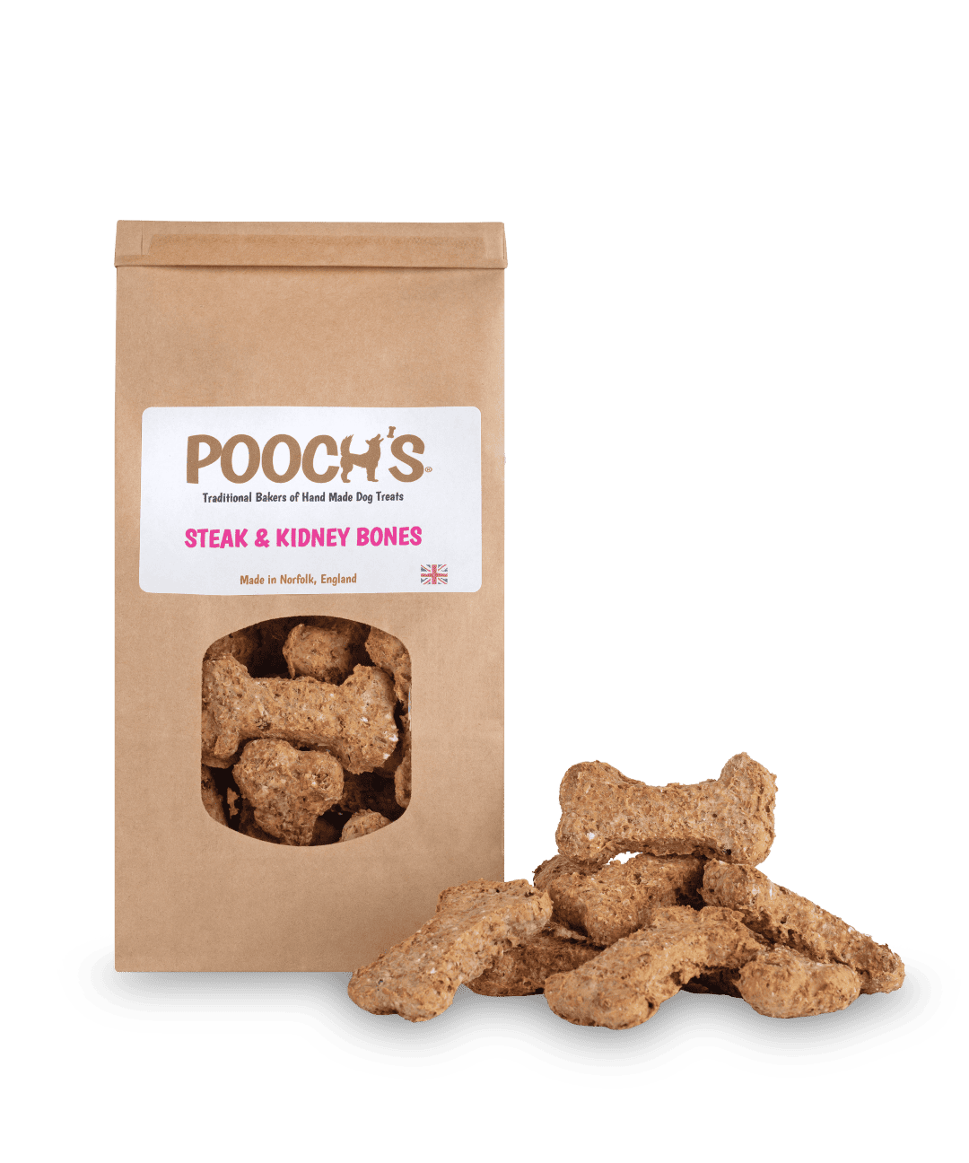 Pooch's Steak & Kidney Bones (250g)
