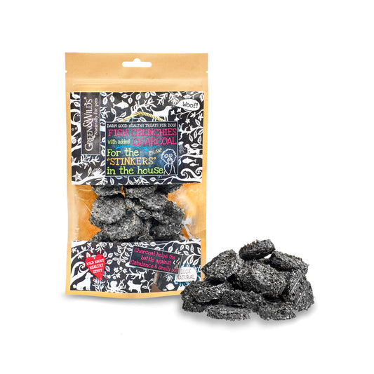 Green & Wild's Fish Crunchies with Charcoal 100g