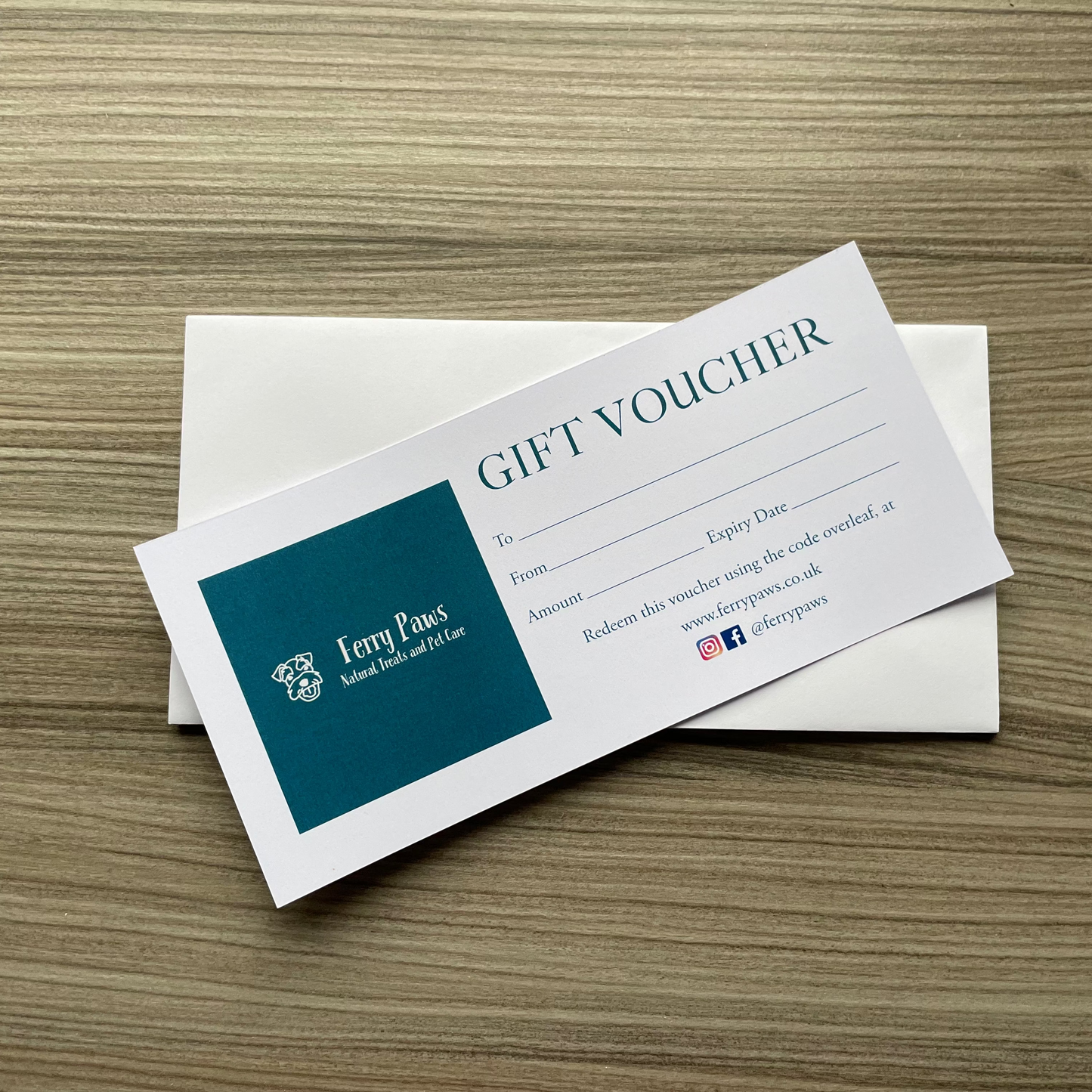 Ferry Paws' Gift Voucher