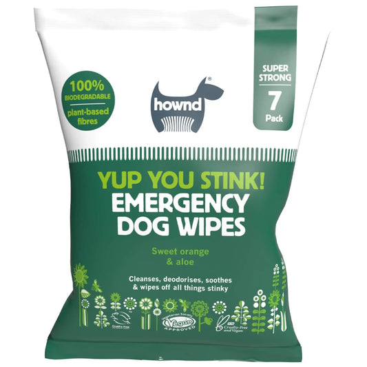 Hownd Yup You Stink! Emergency Biodegradable Dog Wipes