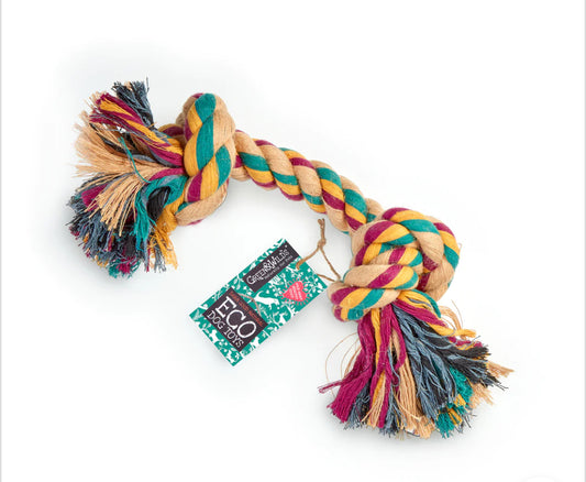 Green & Wild's Big Rope 2 Knot Eco-toy