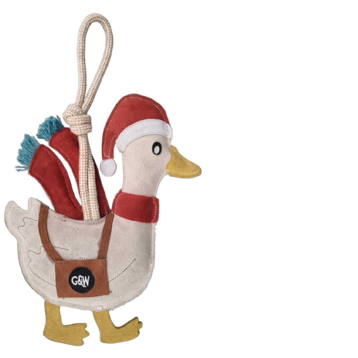 Green & Wild's Donna the Duck Christmas Eco-toy