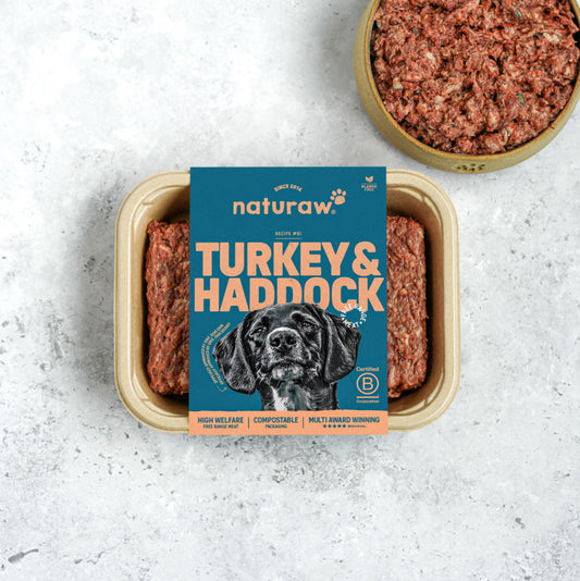 Naturaw Free Range Turkey & Haddock (500g) - Local pick up only