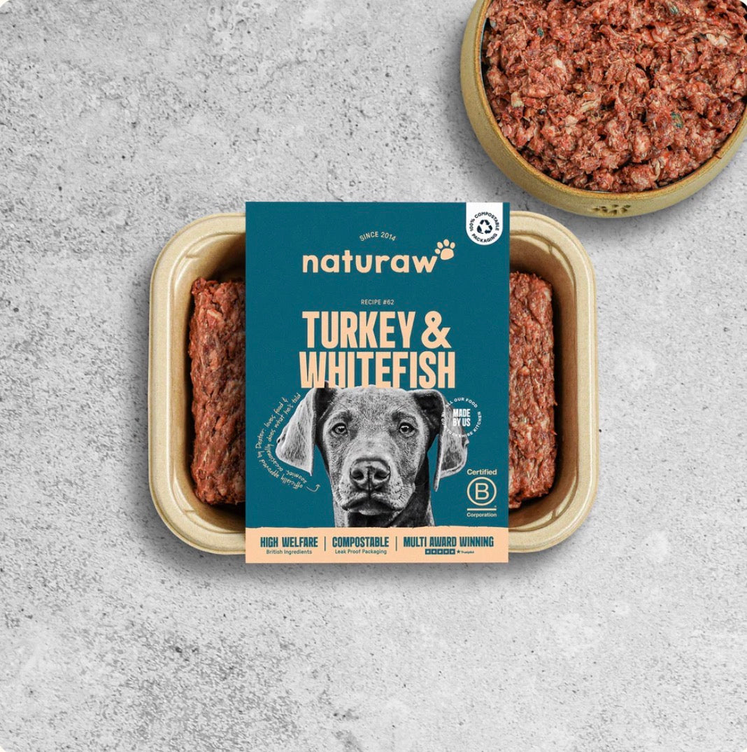 Naturaw Free Range Turkey & Whitefish (500g) - Local pick up only