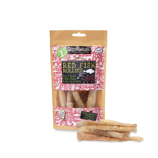 Green & Wild's Red Fish Rollies 25g