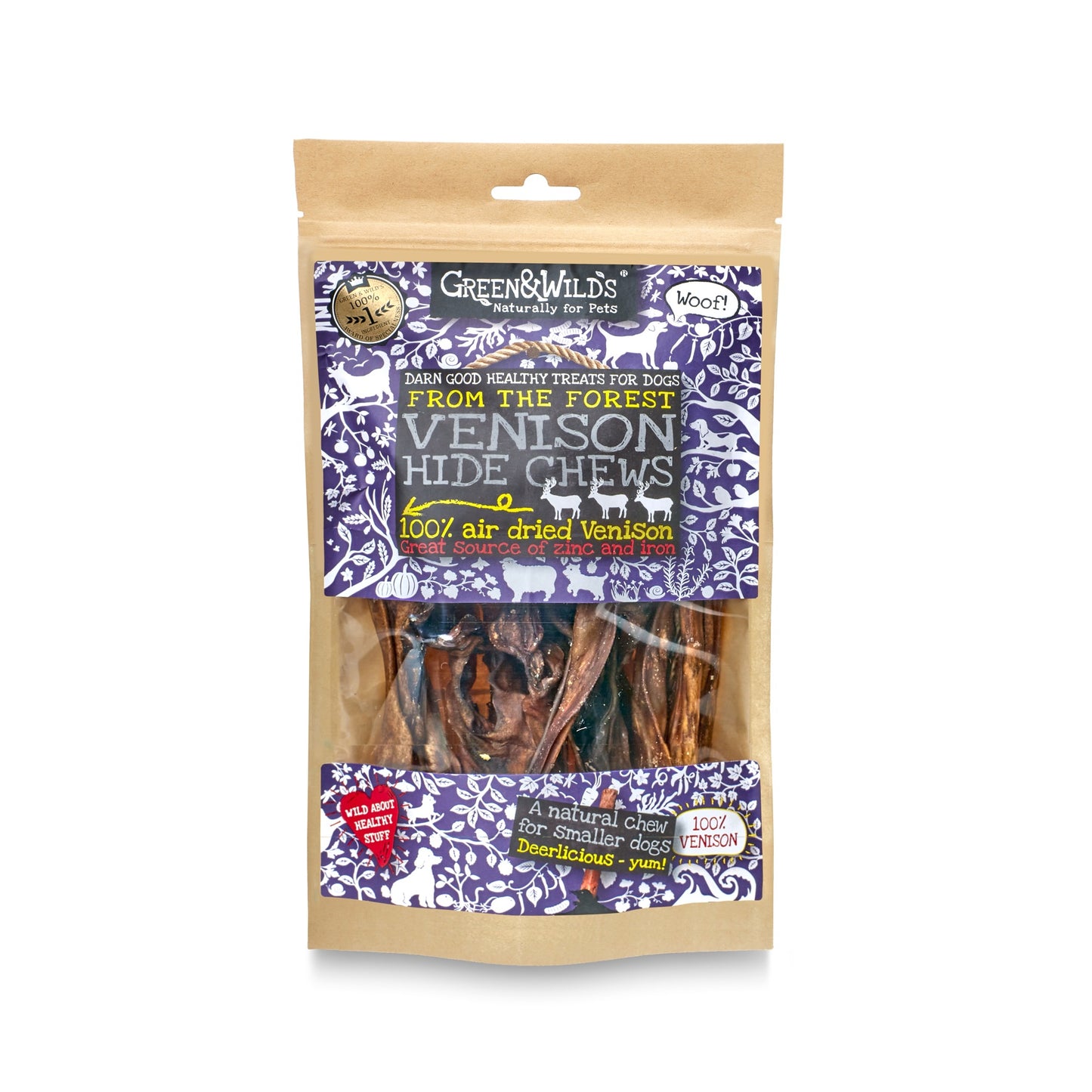 Green & Wild's Venison Hide Chews (85g)