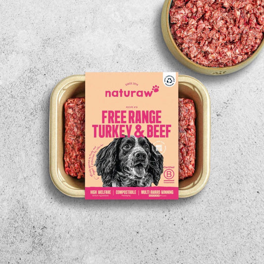 Naturaw Free Range Turkey & Beef (500g) - Local pick up only