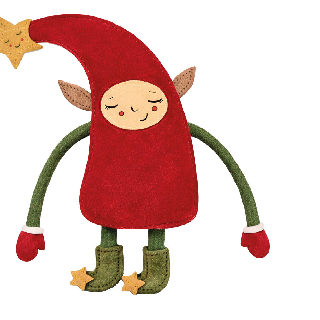 Green & Wild's Isla the Elf Christmas Eco-toy