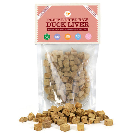 JR Pet Products Freeze Dried Duck Liver Treats (50g)