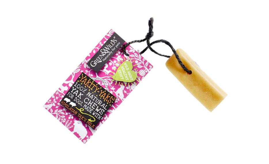 Green & Wild's Yakkity Yak Milk Chews small with tag