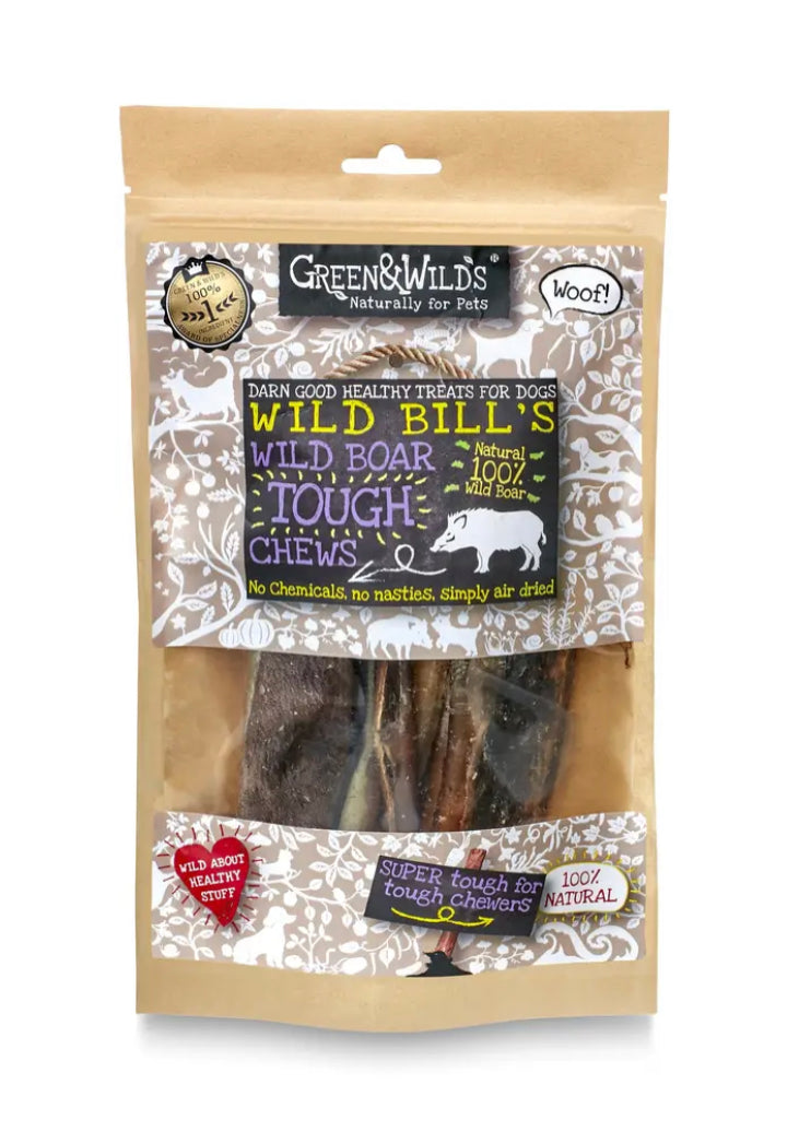 Green and Wild's Wild Boar Tough Chews 160g