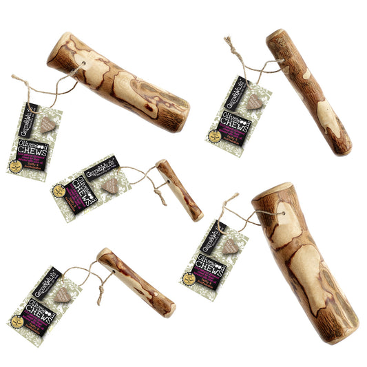 Green and Wild's Olivewood Chew - Puppy/Small/Medium/Large