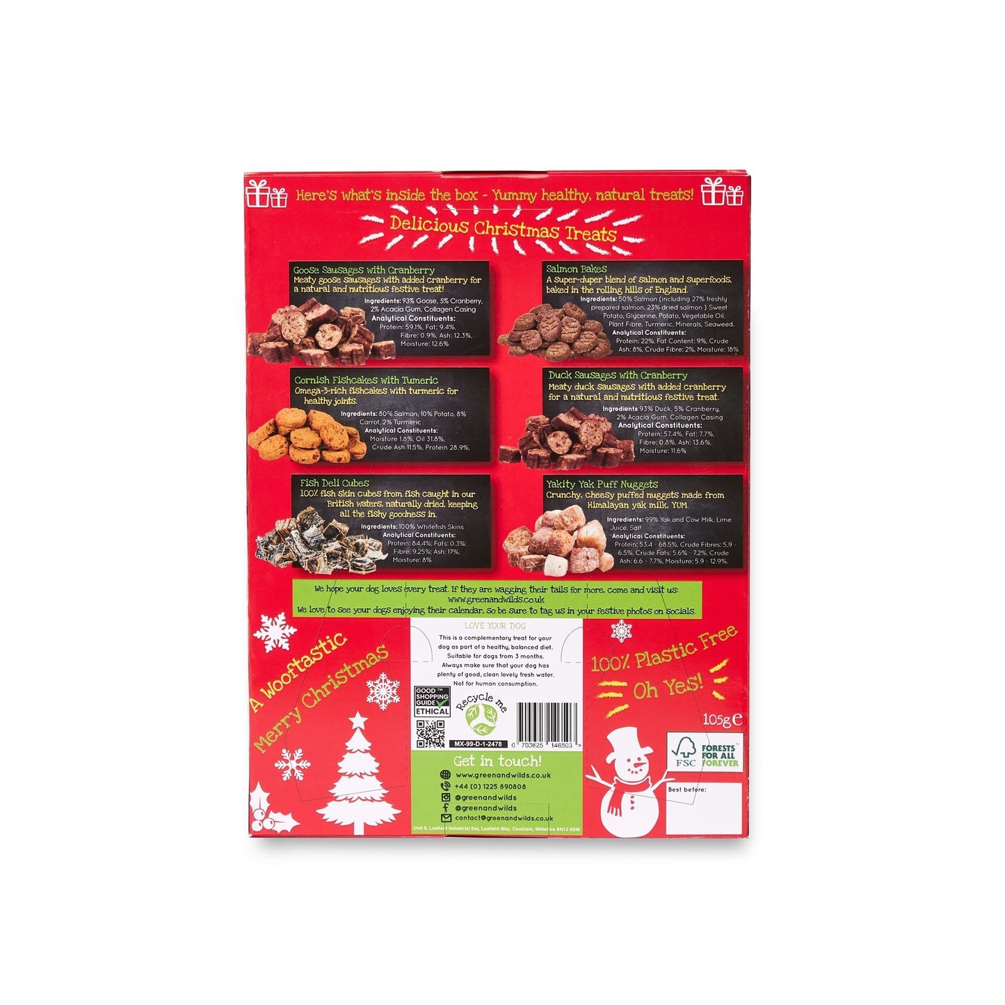 Green & Wild's Christmas Advent Calendar for Dogs