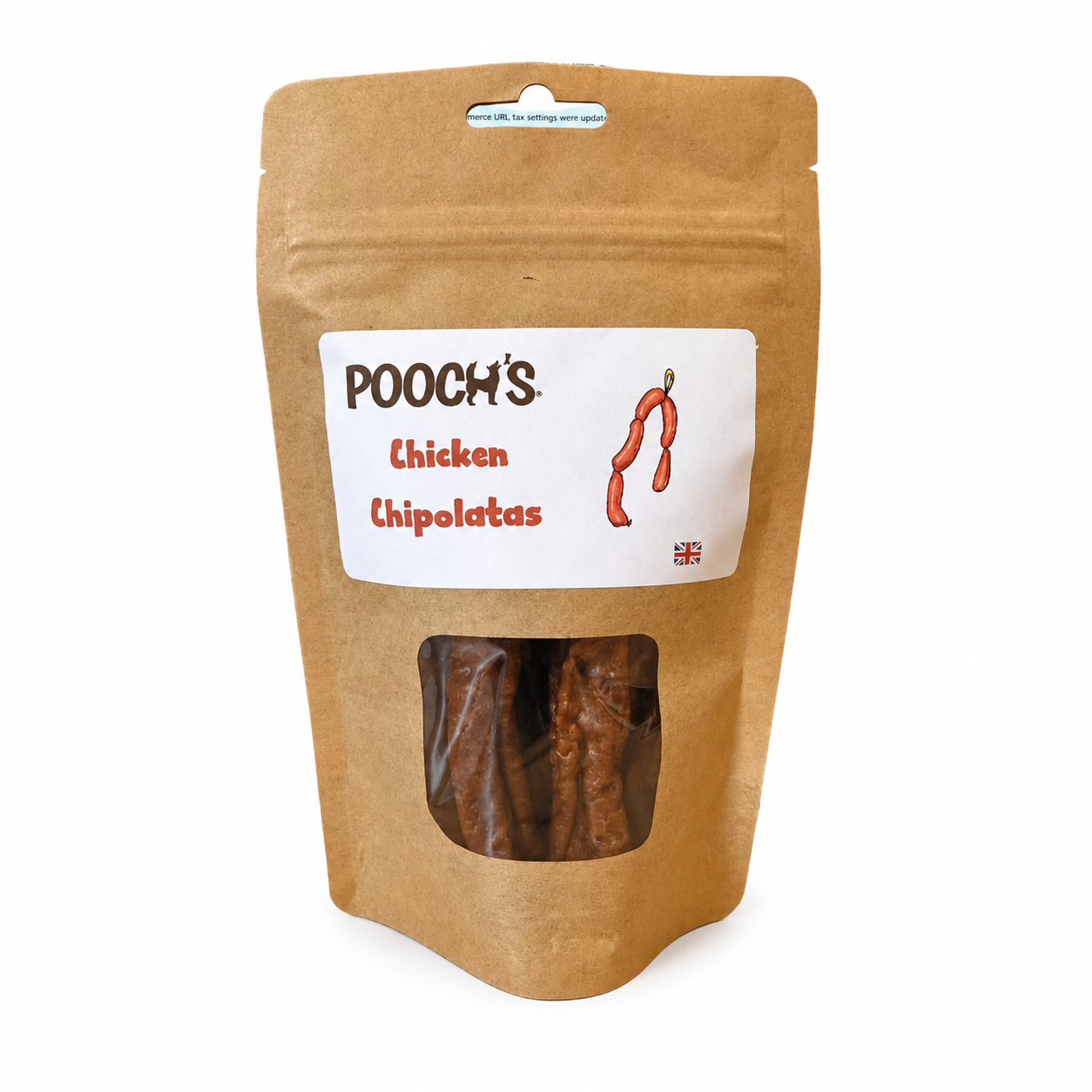 Pooch's Chicken Chipolatas