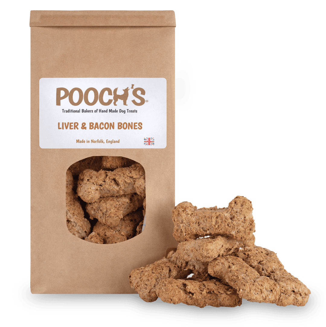 Pooch's Liver & Bacon Bones (250g)