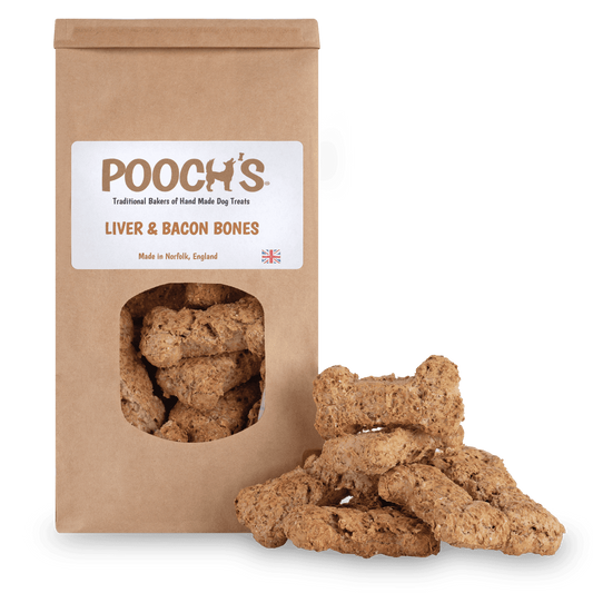 Pooch's Liver & Bacon Bones (250g)
