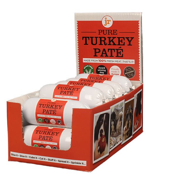 JR Pet Products Pure Turkey Paté - available in 400g and 200g sizes!