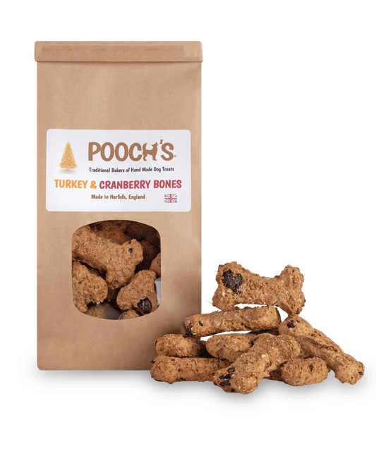 Pooch's Turkey & Cranberry Bones Limited Christmas Edition