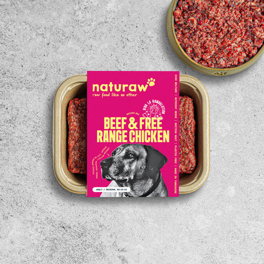 Naturaw Beef & Free Range Chicken (500g) - Local pick up only