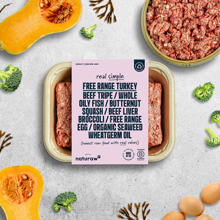 Naturaw Real Simple: Free Range Turkey (500g) - Local pick up only