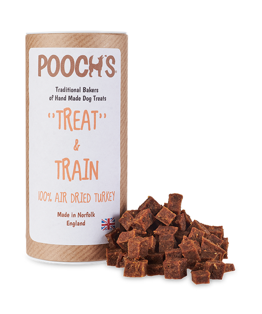 Pooch's Turkey 'Train & Treat' "Shake & Watch Them Come" (Gluten/Grain Free)