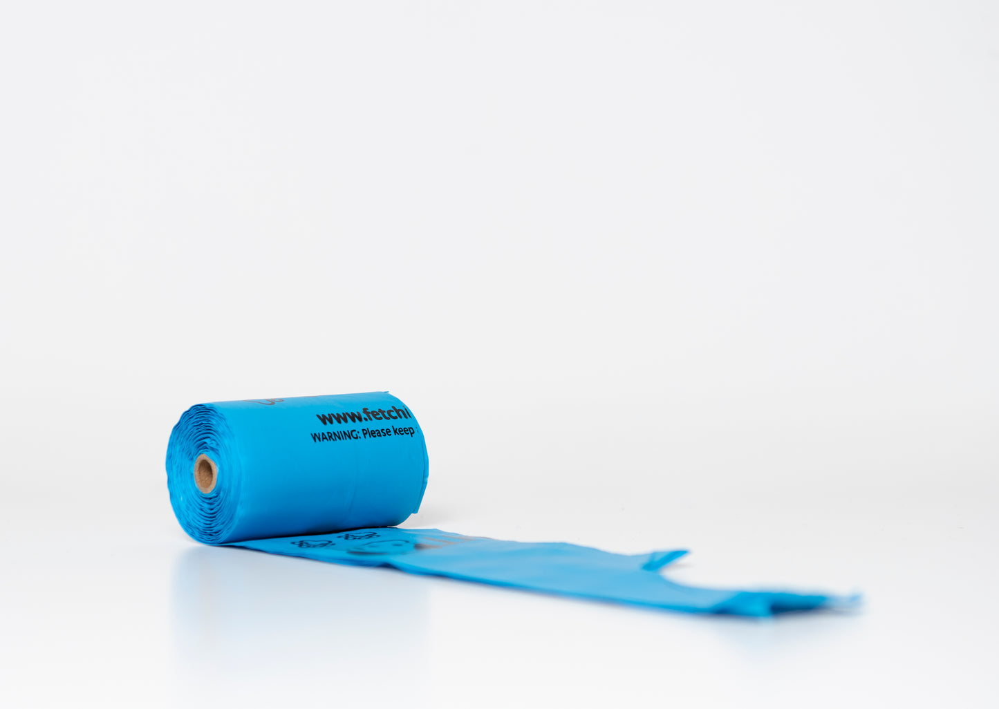 FETCH.IT Ocean Compostable Poo Bags (tie handles) - Individual Rolls