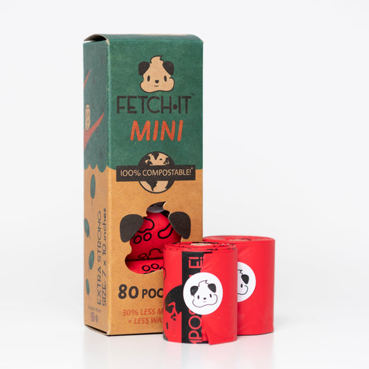 FETCH.IT Mini Compostable Poo Bags (80 bags)