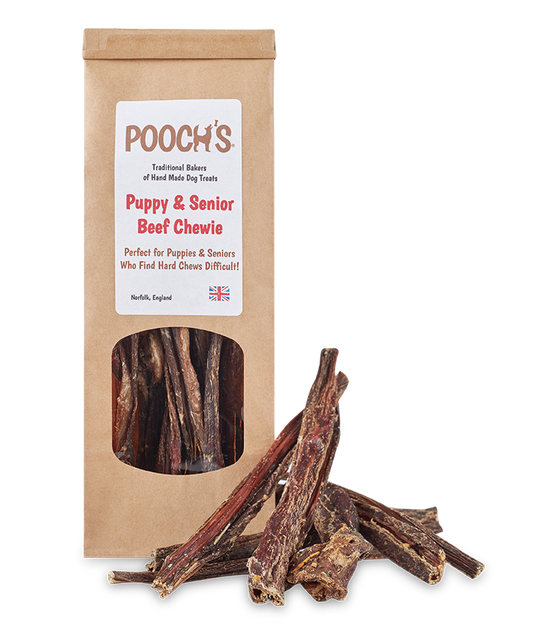 Pooch's Puppy & Senior Beef Chewie (Grain/Gluten Free)