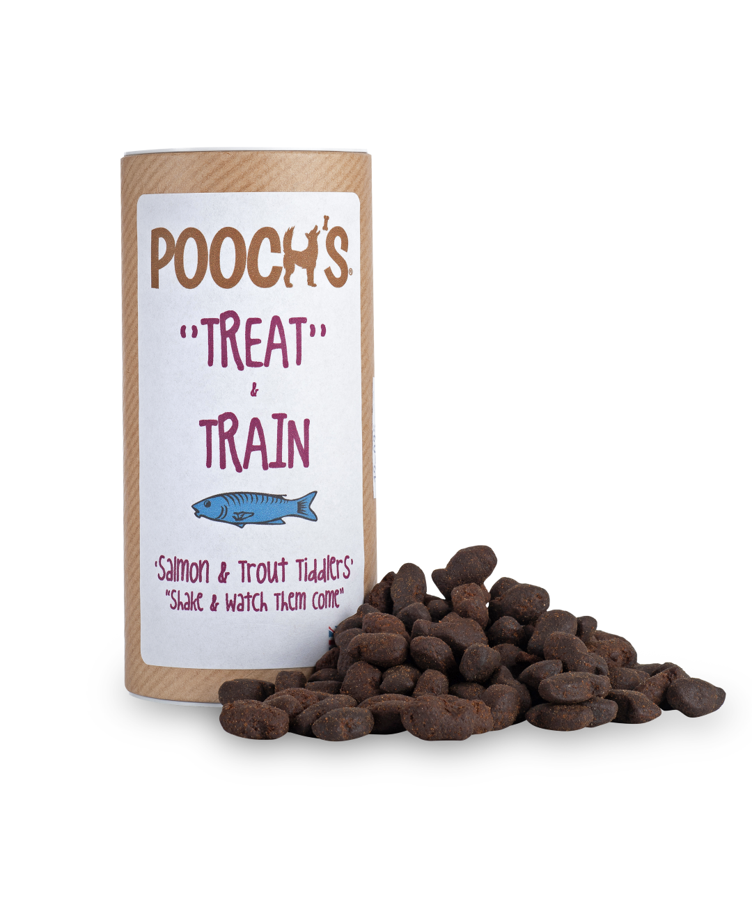 Pooch's Salmon & Trout ‘Train & Treat’ “Shake & Watch Them Come”(Gluten/Grain Free)